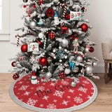 Christmas Tree Skirt Apron Ornament Mat Xmas Party Home Decoration