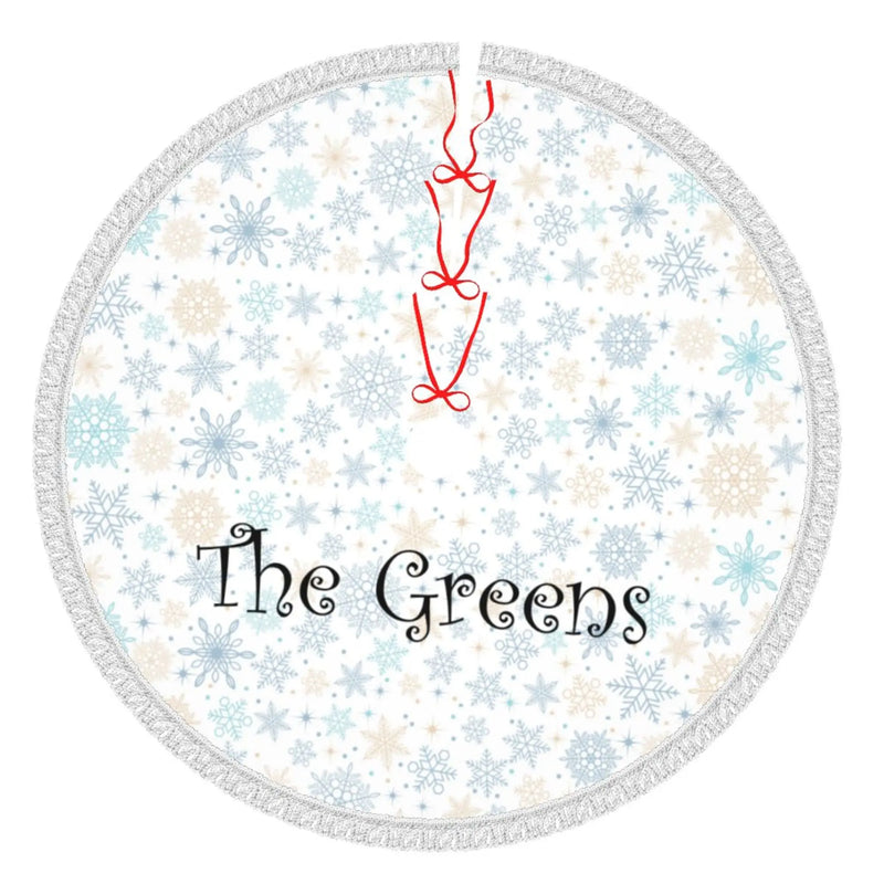 Christmas Tree Skirt Apron Ornament Mat Xmas Party Home Decoration