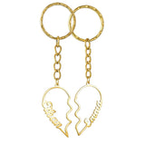 Couple Keychain Heart Key Rings Love Key Chain For Birthday Gift Souvenirs