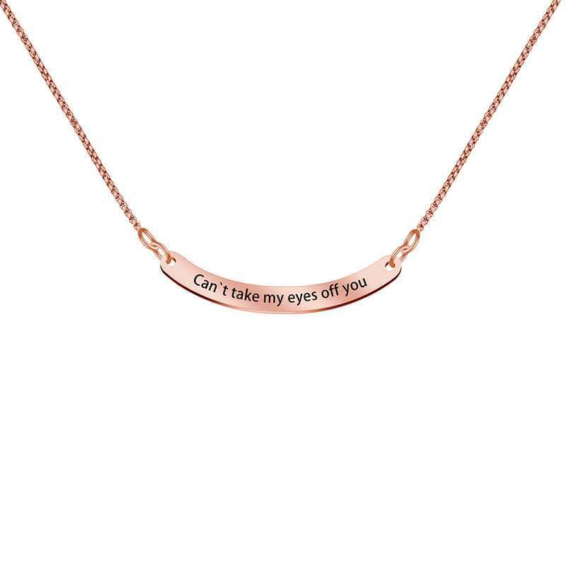 Stainless Steel Lariat Collar Geometric Floating Charm Necklace