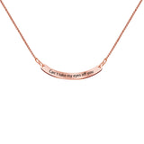 Stainless Steel Lariat Collar Geometric Floating Charm Necklace