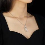 Birthstone Pendant Necklace for Women Chain Choker Birthday Gift Jewelry