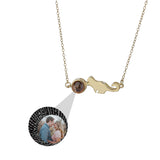 Personalized Circle Photo Bracelet & Necklace Set