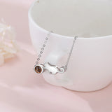 Personalized Circle Photo Bracelet & Necklace Set