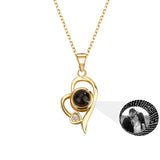 Projection Necklace 100 Languages Couple Romantic Accessories