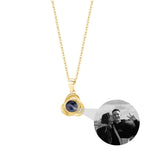 Valentine's Photo Projection Necklace Heart Shaped
