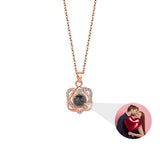 Heart Pendant Wedding Romantic Memory Projection Necklace for Women