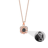 Heart Pendant Wedding Romantic Memory Projection Necklace for Women