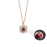 Heart Pendant Wedding Romantic Memory Projection Necklace for Women