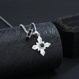 Ring Projection Necklace Pendant Jewelry For Lover Girlfriend Couple