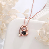 Love Projection Necklace - Personalized Memorial Gift for Her
