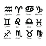 12 Constellations Necklace for Women Stainless Steel Zodiac Signs Choker