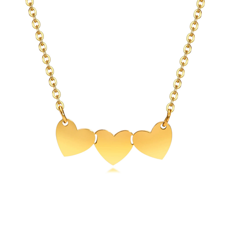 Personalized Heart Name Necklace Pendant for Women - Birthday Gift