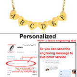 Personalized Heart Name Necklace Pendant for Women - Birthday Gift