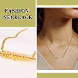 Custom Name Necklace For Women Personalized Crown Jewelry