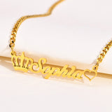 Custom Name Necklace For Women Personalized Crown Jewelry