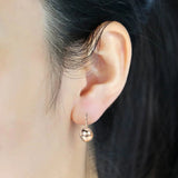 Rose Zircon Dangle Earrings Wedding Party Jewelry