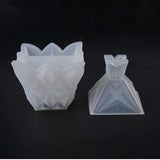 Diamond Jewelry Storage Box Silicone Mold for DIY Crystal Epoxy Resin
