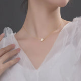 925 Silver Heart Pendant Choker Necklace