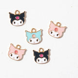 Enamel Rabbit Charm for Jewelry Making DIY