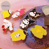Enamel Rabbit Charm for Jewelry Making DIY