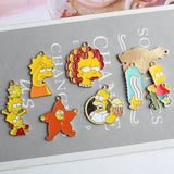 10pcs Cartoon Family Charms DIY Pendant for Jewelry Making