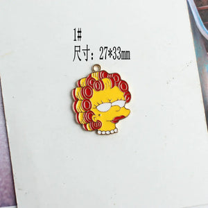 10pcs Cartoon Family Charms DIY Pendant for Jewelry Making
