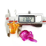 3D Elephant Acrylic Chunky Bubblegum Necklace Pendants 100pcs