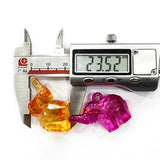 3D Elephant Acrylic Chunky Bubblegum Necklace Pendants 100pcs