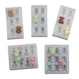 3D Bear Silicone Soap Mold for Fondant Cake Topper Decorating