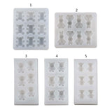 3D Bear Silicone Soap Mold for Fondant Cake Topper Decorating
