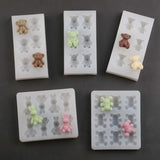 3D Bear Silicone Soap Mold for Fondant Cake Topper Decorating