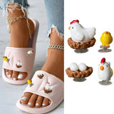 3D Chicken Hole Shoe Charms DIY Shoe Decoration