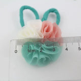 3D Rabbit Flowers Chiffon Bunny DIY Headbands Supplies