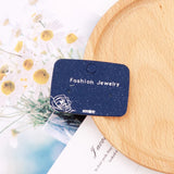 Rose Stud Earrings Display Cards 100pcs/lot