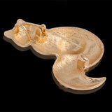 6PCS Fox Brooch Pins Enamel Rhinestone Crystal Animal Brooches Set