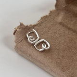 925 Silver Sterling 18K Heart Earrings For Women