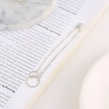 925 Silver Charm Bracelet Wedding Fine Jewelry INS Bracelets