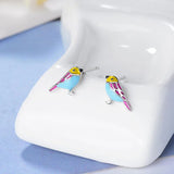 925 Silver Bird Stud Earrings For Kids