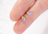 925 Silver Bird Stud Earrings For Kids