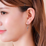 925 Silver Cross Charms Pendant Set for Women Girls