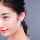 925 Silver Geo Bar Earrings for Women Girls Kids