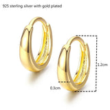 925 Silver Small Hoop Earrings for Women Girls Kids