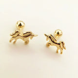 925 Silver Unicornio Horse Earrings for Women Girls Kids