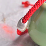 925 Silver Heart Bracelet Red String Rope Gift