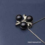 925 Silver Pearl Pendant for Women, Freshwater Pearl Necklace