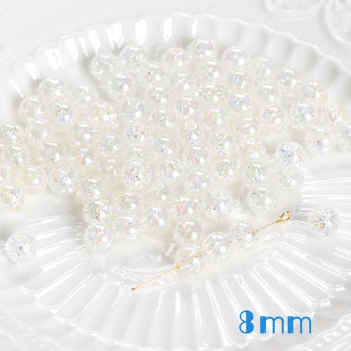 Popcorn Acrylic Loose Beads for DIY Jewelry Making