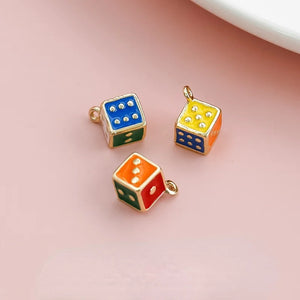 Alloy Balloon Dog Pendant DIY Beaded Material Jewelry Earrings Accessories