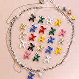 Alloy Balloon Dog Pendant DIY Beaded Material Jewelry Earrings Accessories