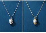 Angel 925 Silver Pendant Base Findings for Pearls Stones Crystal Coral